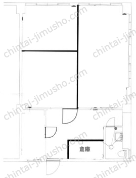 二葉ビル9階の間取図