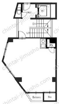 エリア蒲田4階の間取図