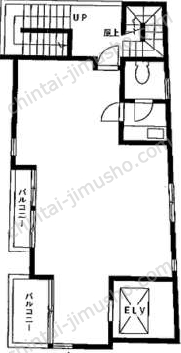 アクタス岩本町6階の間取図