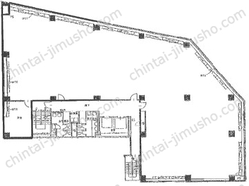 銀座昭和通りビル7Fの間取図