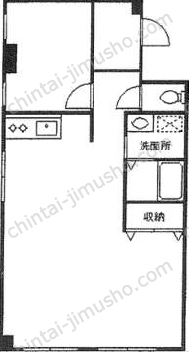 ニューハイツ青山8階の間取図