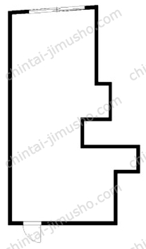（仮称）高円寺北2丁目貸店舗1階の間取図