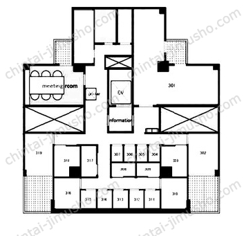 イースタンクロスアキバ／INC Office Akihabaraの間取図