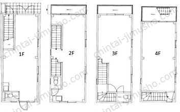 ル・グラシエルBLDG.51一棟貸の間取図