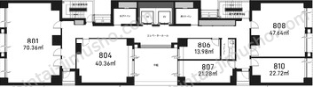 H1O日本橋小舟町の間取図