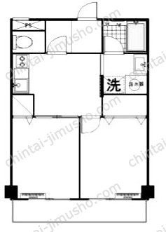マンション芝公園10階の間取図