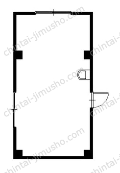 石井ビル3階の間取図