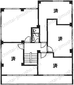 大洋ビルの間取図