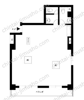 並木ビル7階の間取図