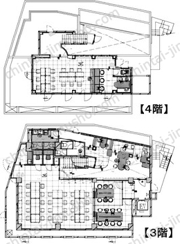 REXIED市ヶ谷左内町一括貸の間取図