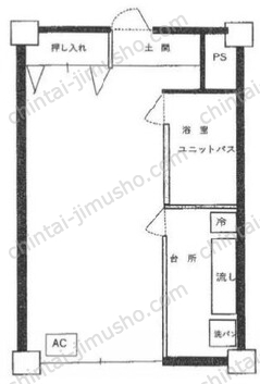 メゾンヨーラクの間取図