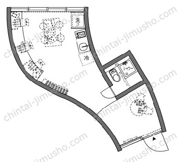 SHINJUKU NEW VILLA1階の間取図