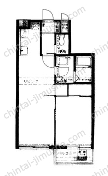 御徒町グリーンプラザの間取図