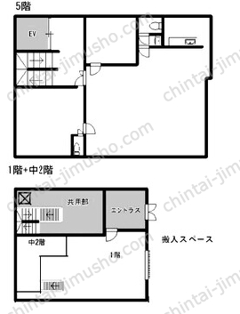 KSビル第2一括貸の間取図