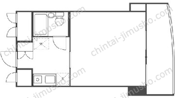 花和ビル3階の間取図