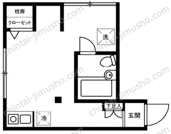 ファーストヴィレッジ2Fの間取図