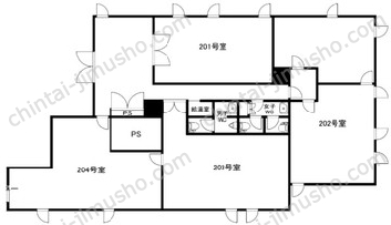 白金台シティハウスの間取図