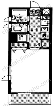 月村マンションNo.26の間取図