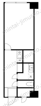 グリーンキャピタル広尾3Fの間取図
