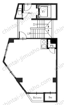 エリア蒲田8階の間取図