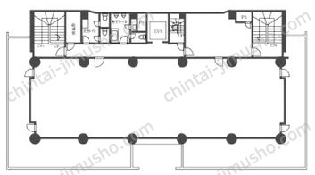 厚木フォーラムビル8Fの間取図