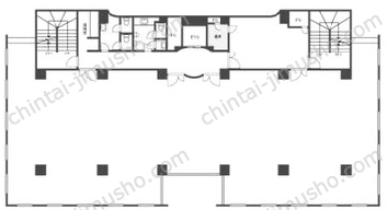 厚木フォーラムビル7Fの間取図