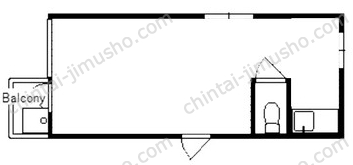 渋谷パールホーム7階の間取図