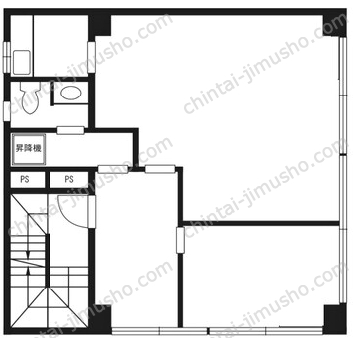 XWYビル2Fの間取図