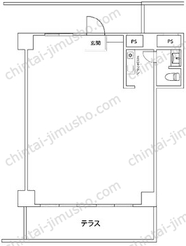 アベニュー本川越1階の間取図