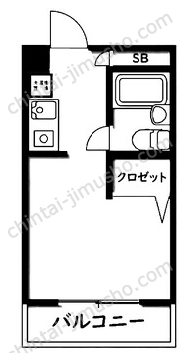 EIGHT BLDG．－KoyasuⅠ－4階の間取図