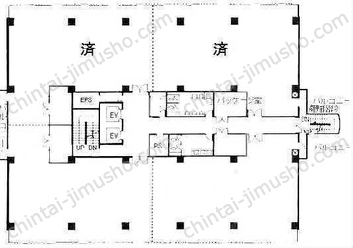 東武立野ビル5階の間取図