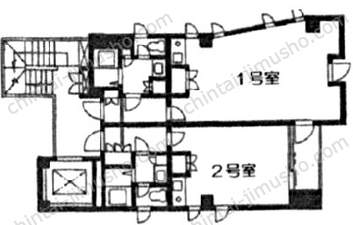 第18シグマビルディング小石川6階の間取図