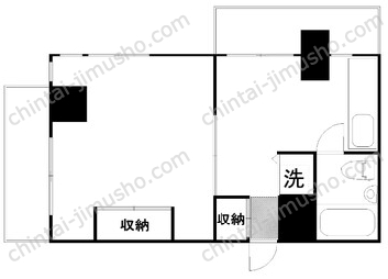 サンフラット佐藤5階の間取図