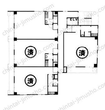 新宿光陽ビルの間取図