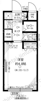 日本橋ロイヤルプラザの間取図