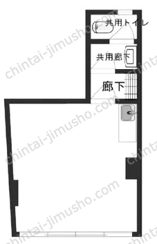 岡田ビルの間取図
