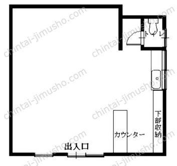 コーポ岩崎1Fの間取図