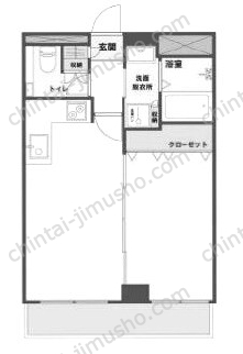 月村マンションNo.33の間取図
