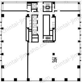 恵比寿ビジネスタワー／ビジネスエアポート恵比寿の間取図