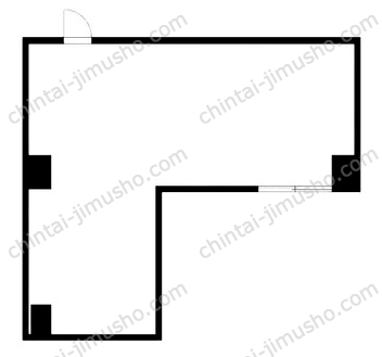 ファーストヒルズビルB1階の間取図