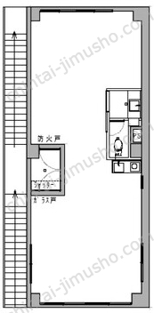 MIHARUビル2Fの間取図