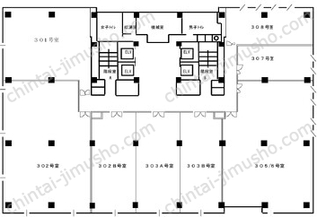KRCビルディングの間取図