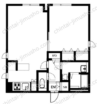 レガシア南麻布の間取図