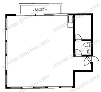 KITANO545ビル2階の間取図