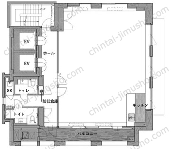 ASOOM新橋12階の間取図