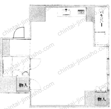 高輪サンハイツの間取図