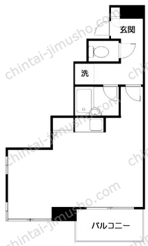 アザレア安藤2階の間取図