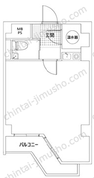 ライオンズプラザ調布1階の間取図