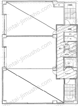 清月堂本店ビルの間取図
