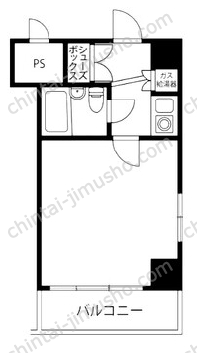 秀和日本橋箱崎レジデンス9階の間取図